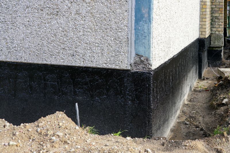 Sealing foundation cracks